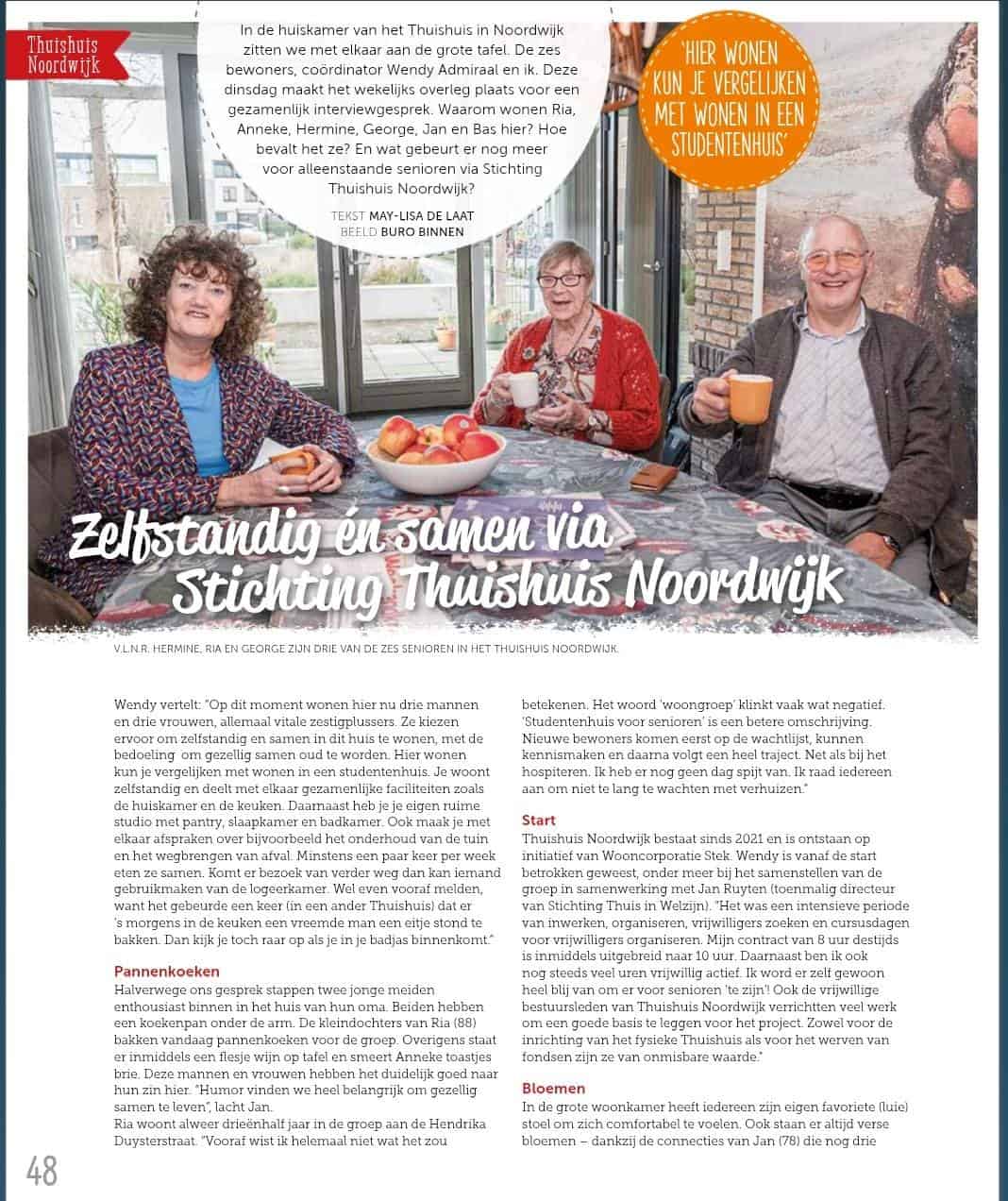 Juli 2025 – Magazine Leef Van Welzijn Noordwijk en de Gemeente Noordwijk.