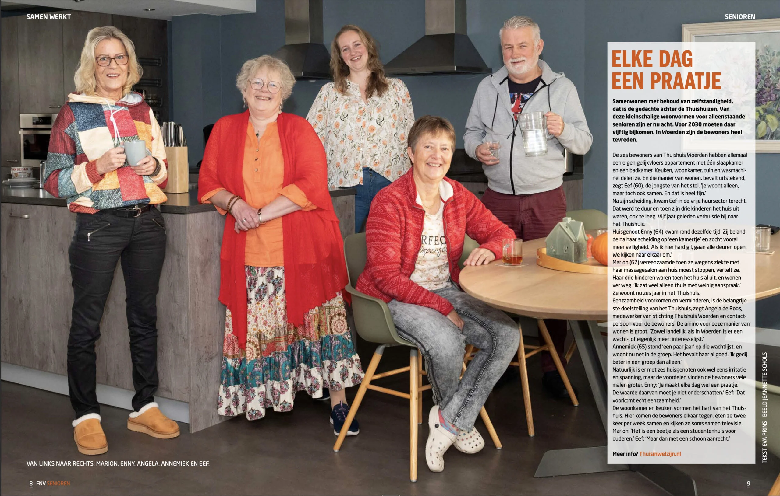 Thuishuis in FNV Magazine